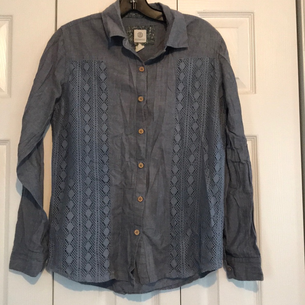 Element Chambray Button Up